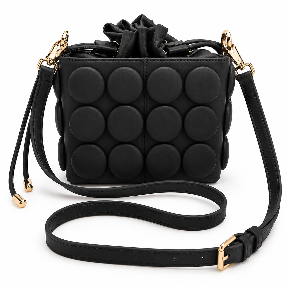 Bubble Crossbody Bag – Black