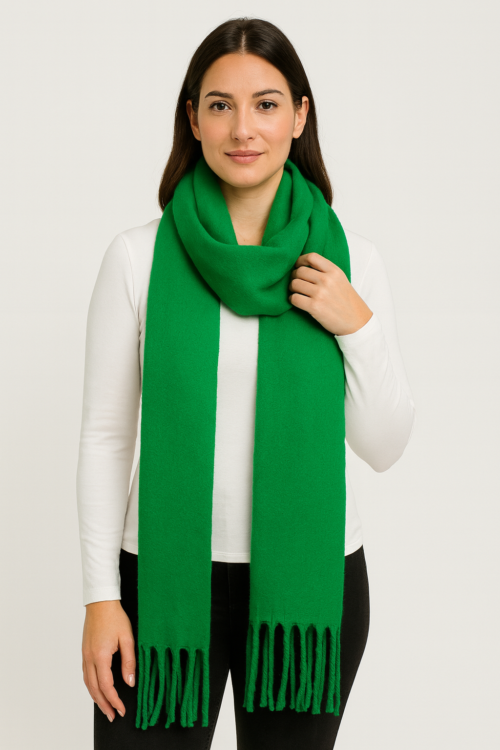 Emerald Cozy Winter Scarf