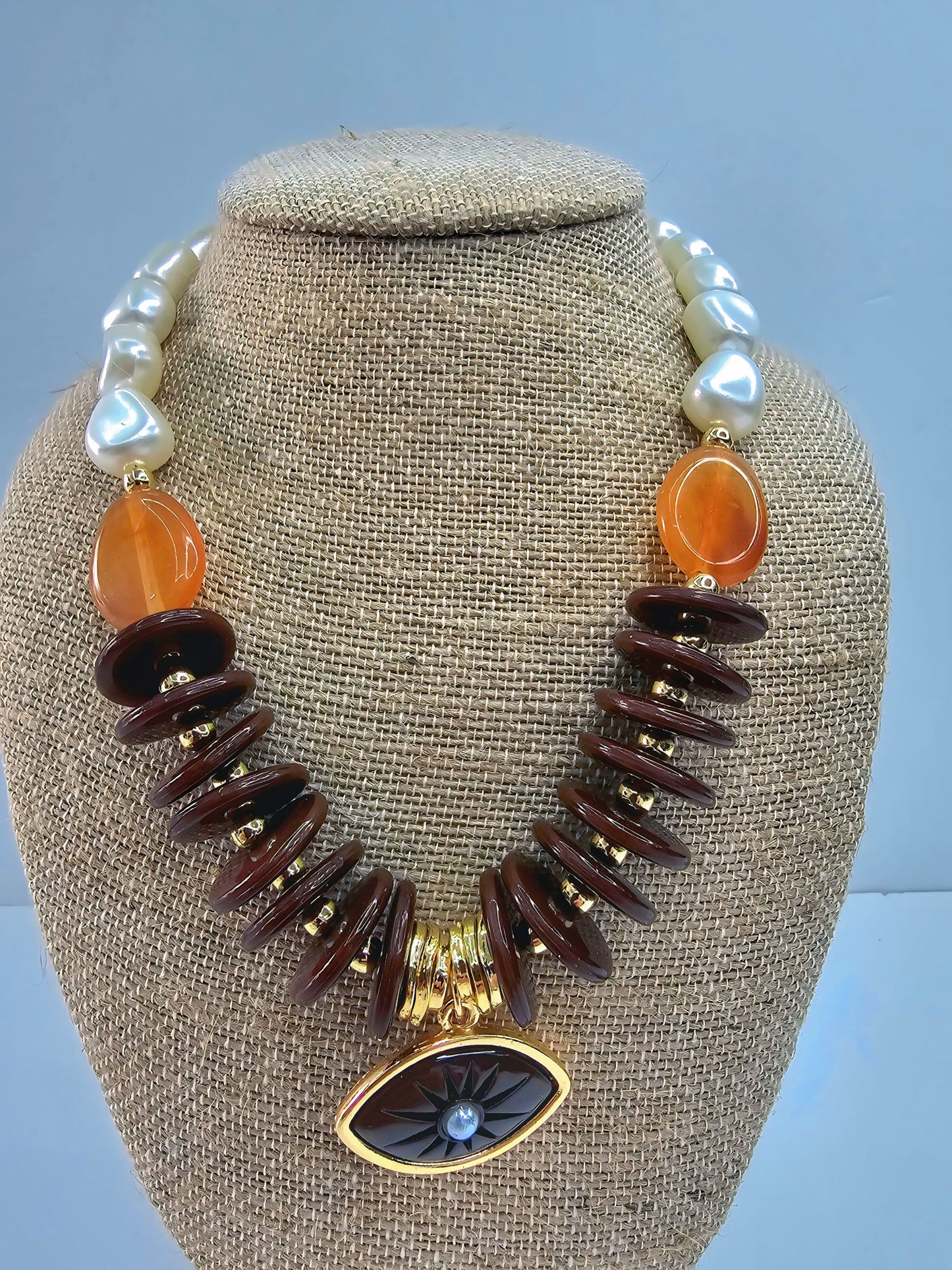 MYSTIC EYE STATEMENT NECKLACE
