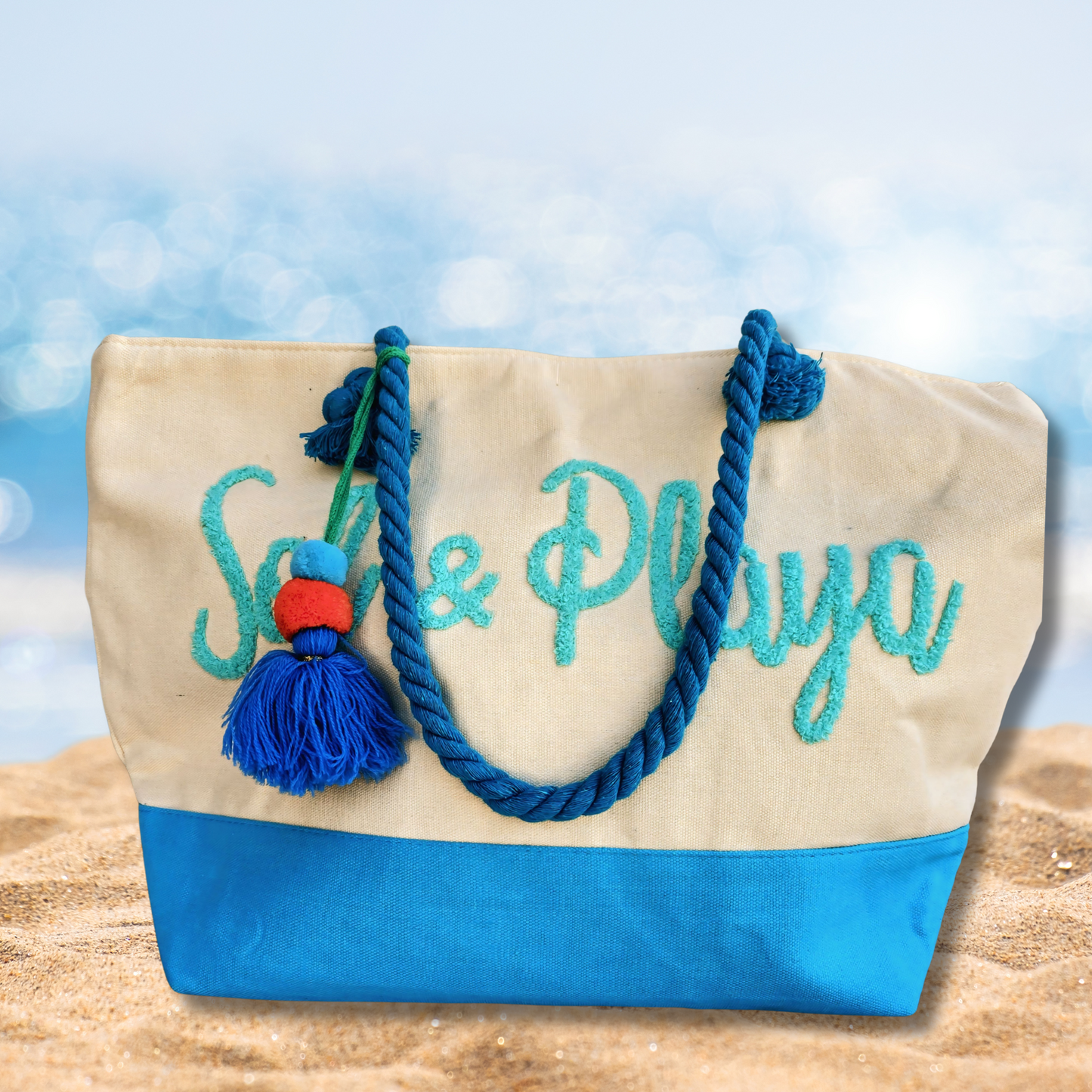 Sol & Playa Canvas Tote
