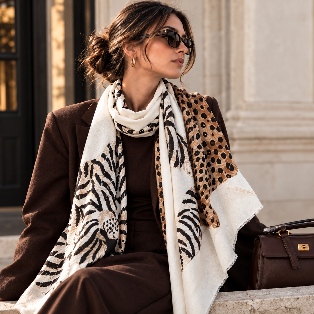 Wild Elegance Statement Scarf