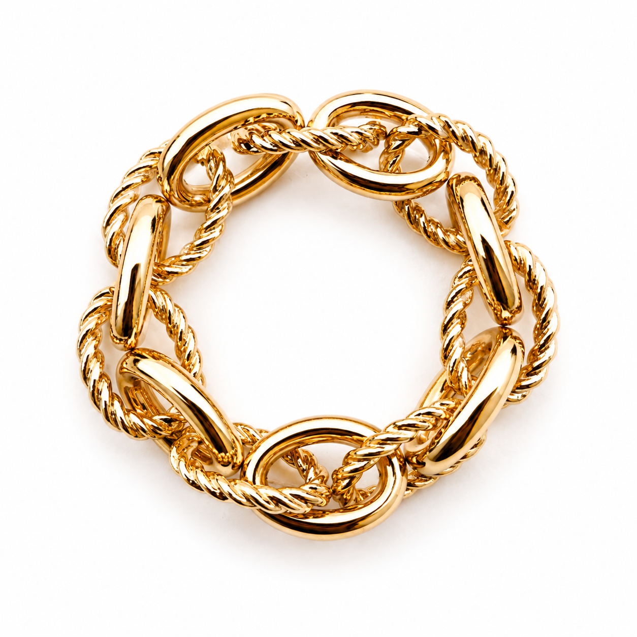 Twisted Link Bracelet