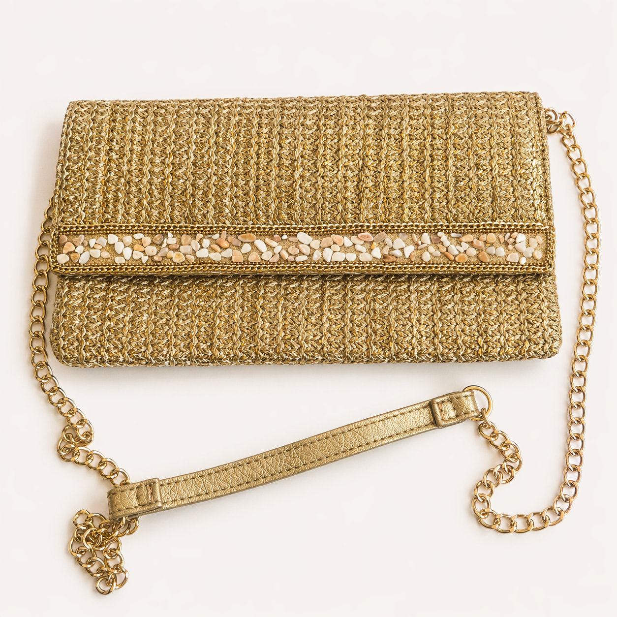 Golden Luxe Clutch & Crossbody
