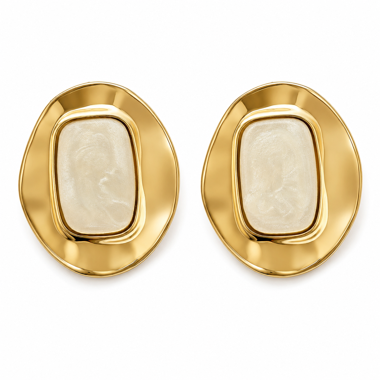 Lumière Pearl Statement Earrings