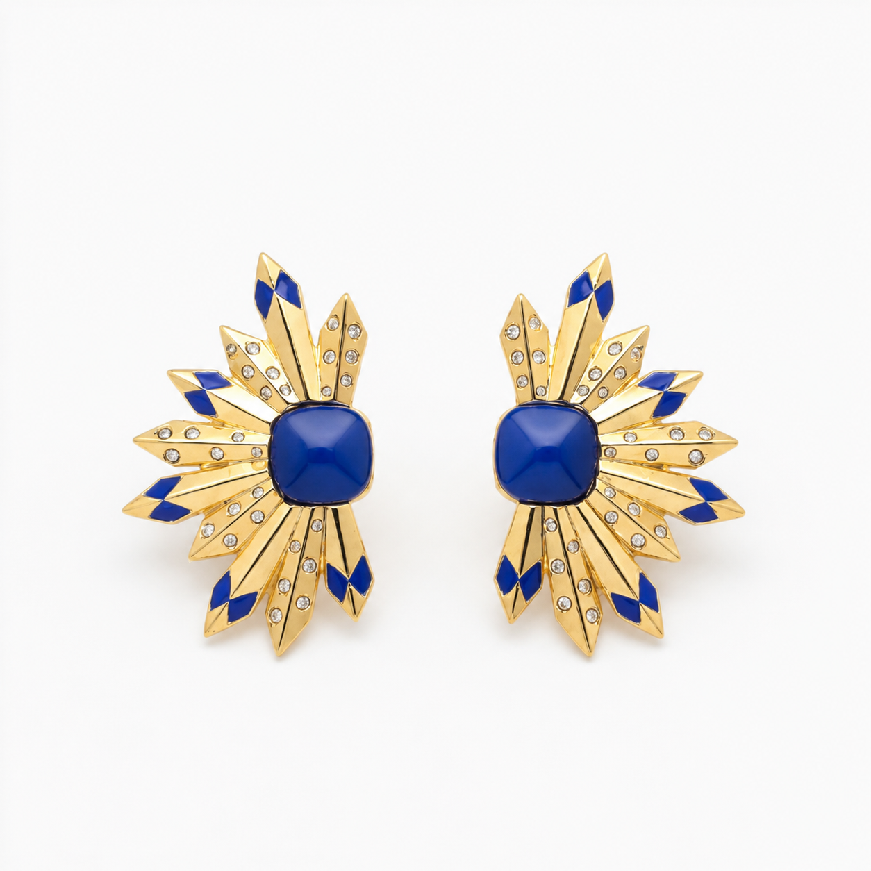 Royal Soleil Statement Earrings