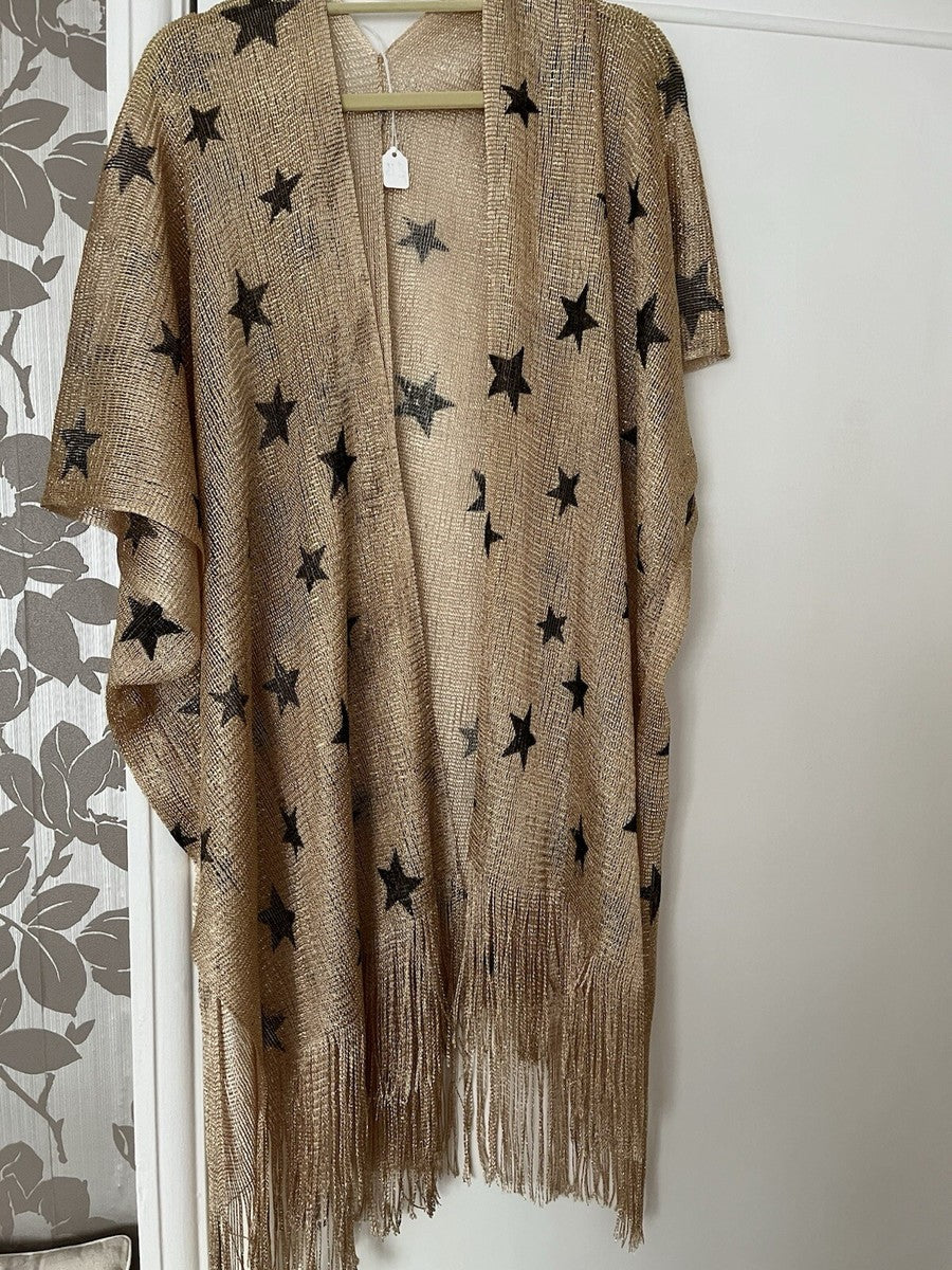 Golden Star Fringe Cover-Up