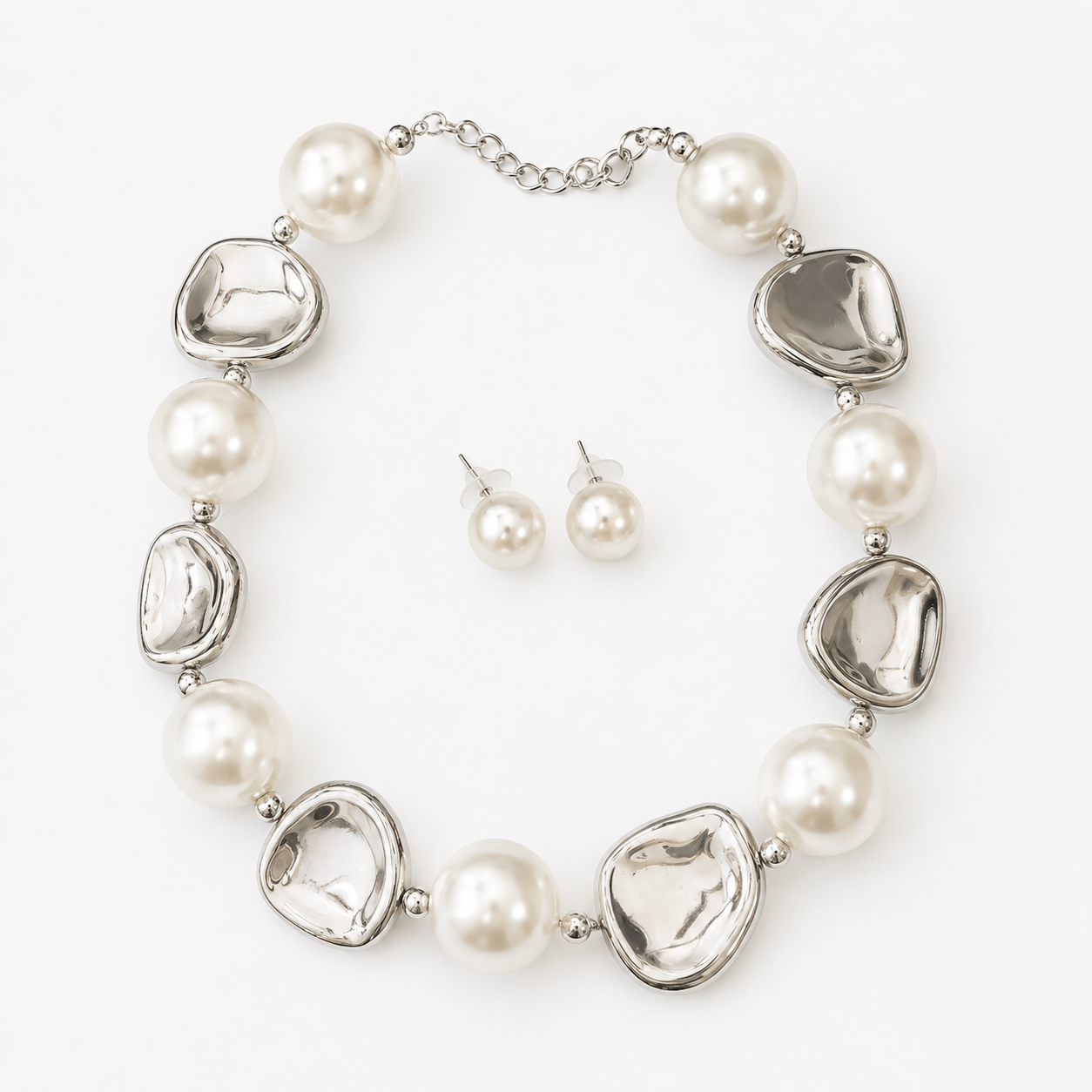 Éclat Pearl Necklace Set