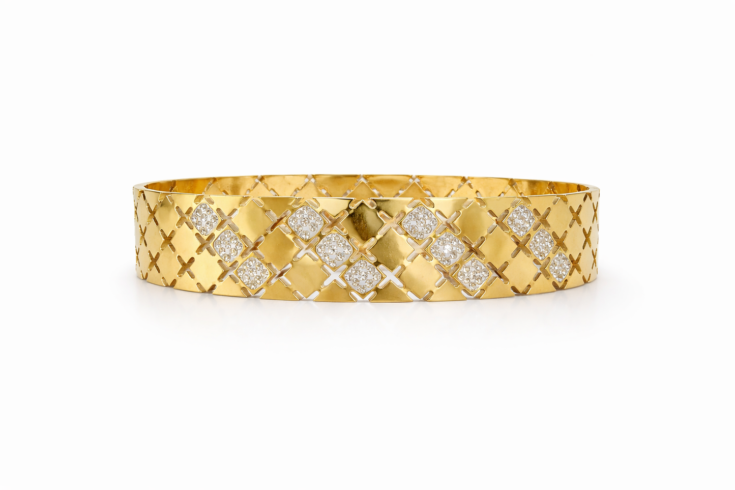 Golden Crystal Bangle