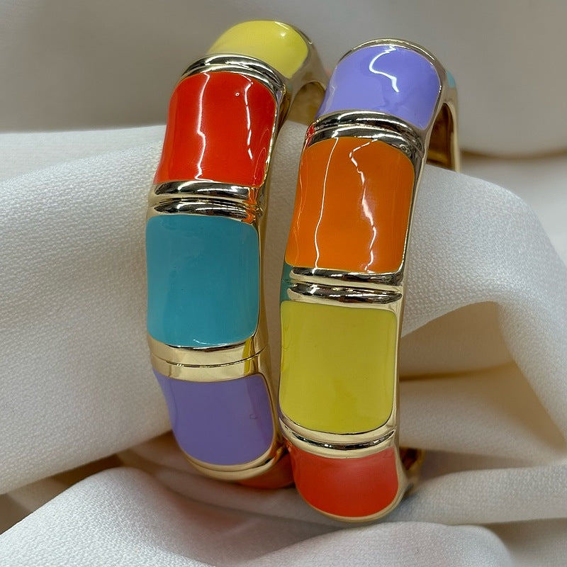 Carnival Pop Enamel Bangle
