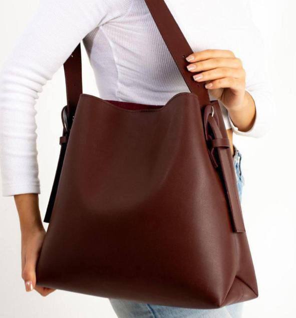 The Vienna Bag- Burgundy