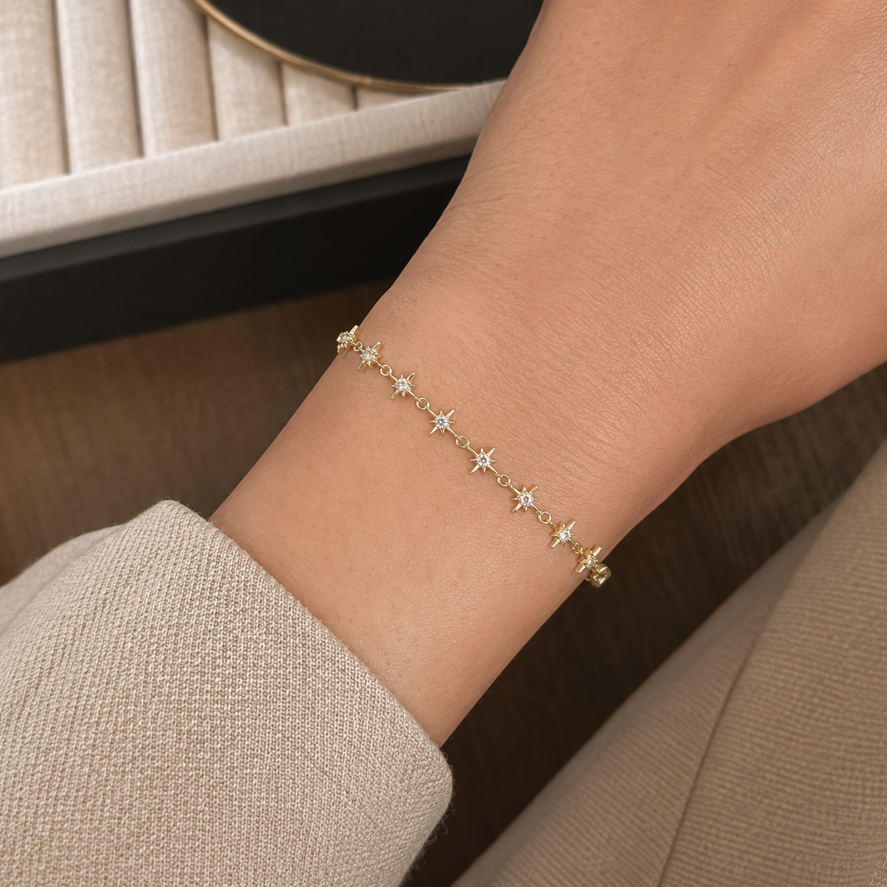 Starburst Crystal Bracelet