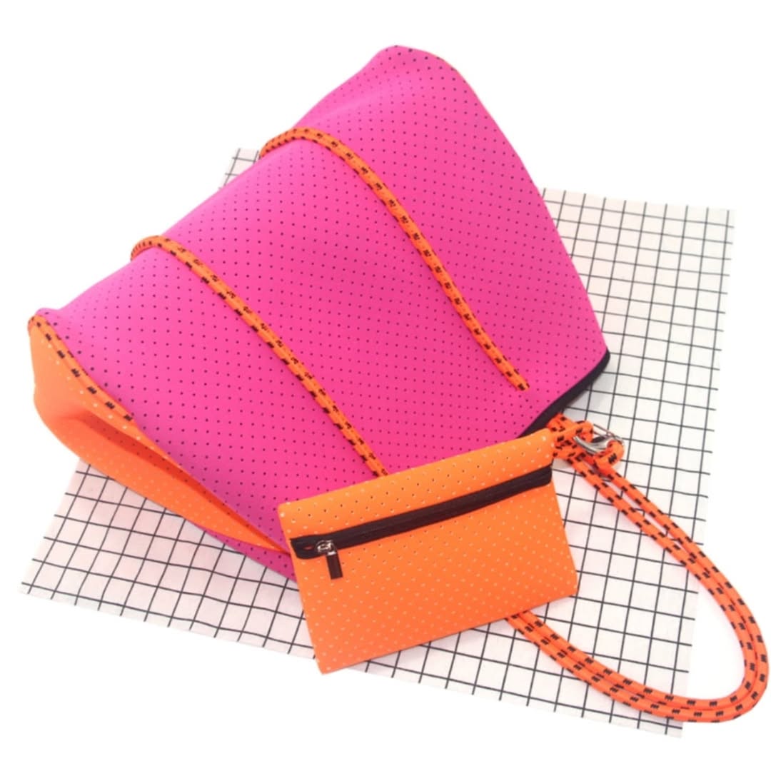 Neon Blaze Tote Bag