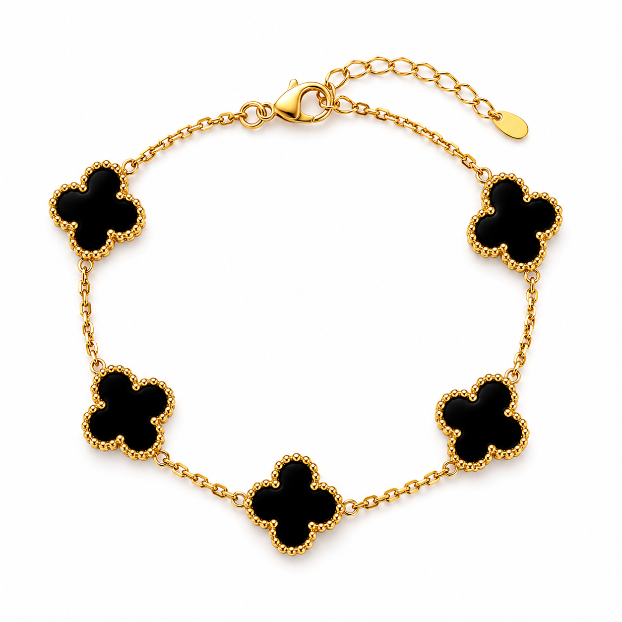 Noir Clover Bracelet
