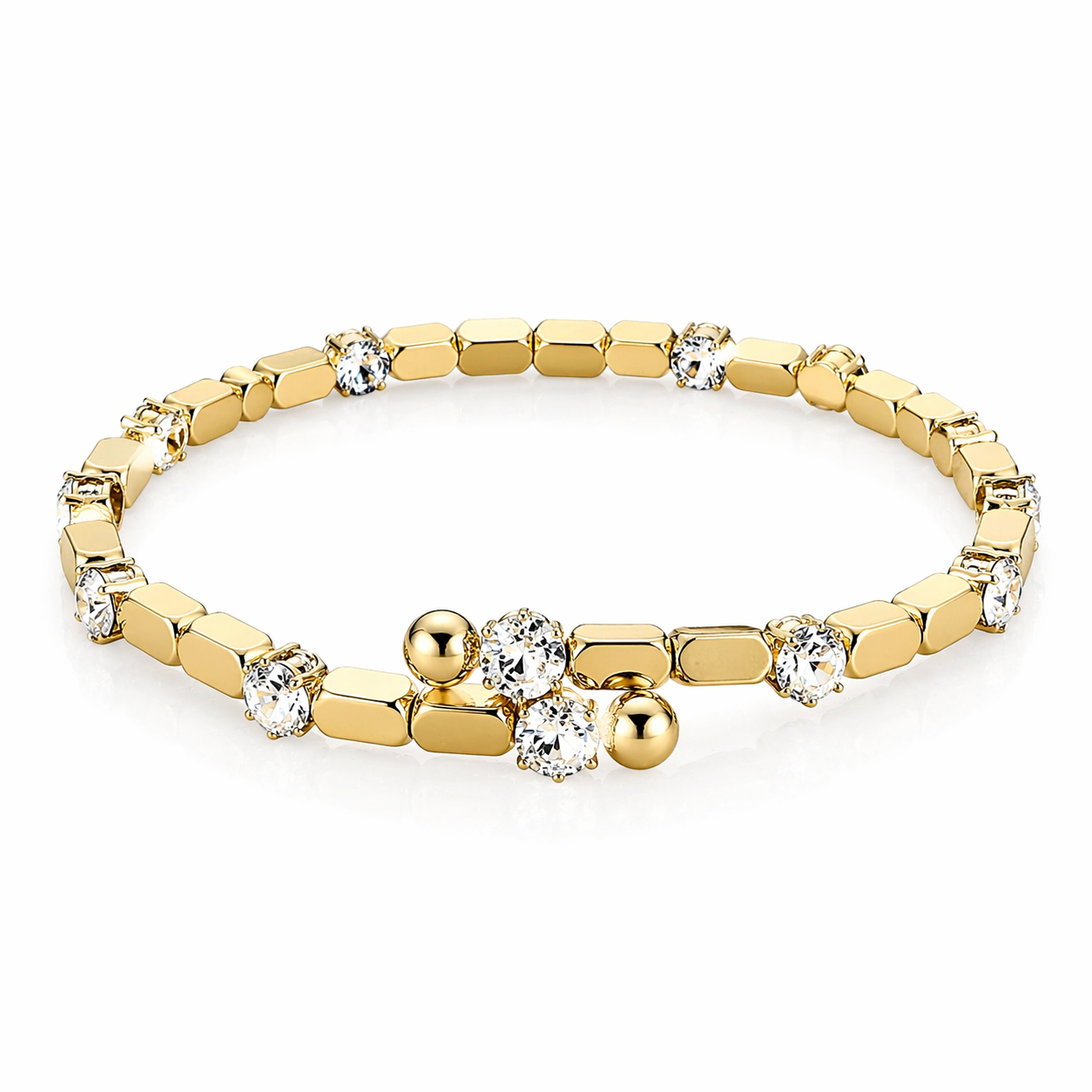 Crystal Glow Link Bracelet