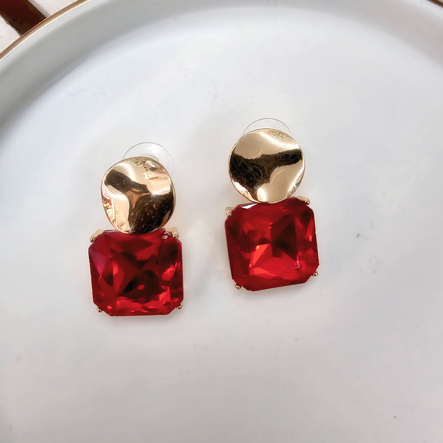 Cherry Luxe Studs