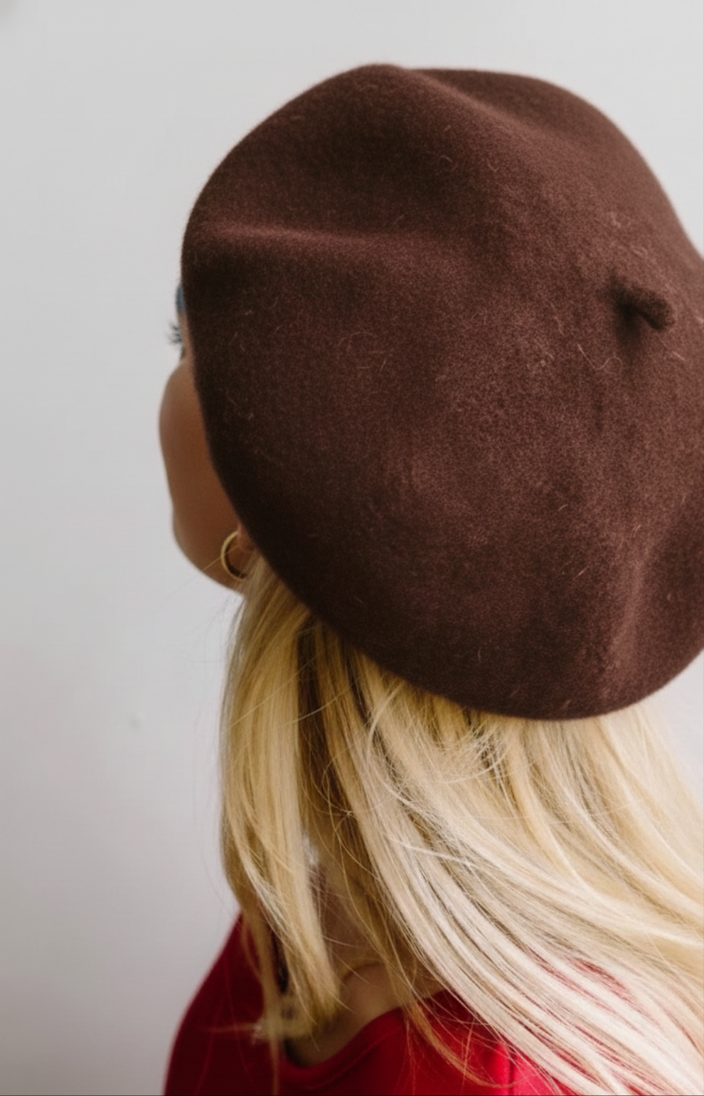 Brown Winter Beret