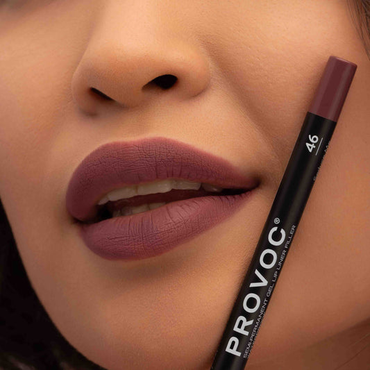 PROVOC SEMI-PERMANENT Gel Lip Liner Filler WP 46 Seduce Me