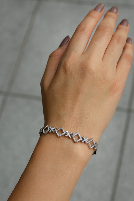 Geometric Elegance Bracelet