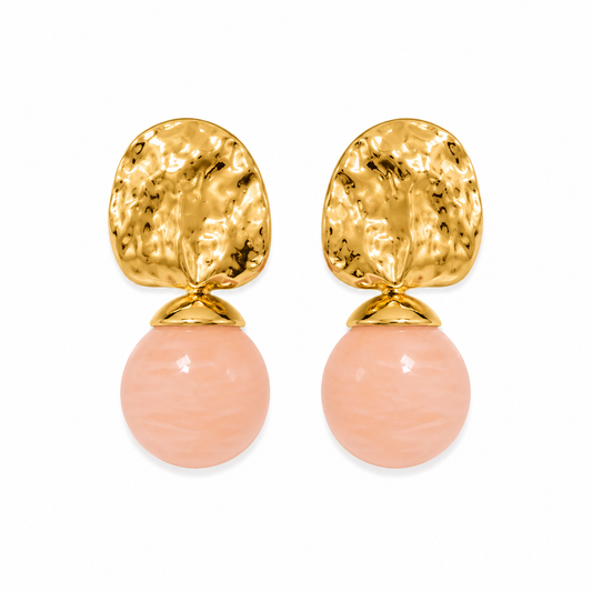 Blush Pearl Drop Earrings