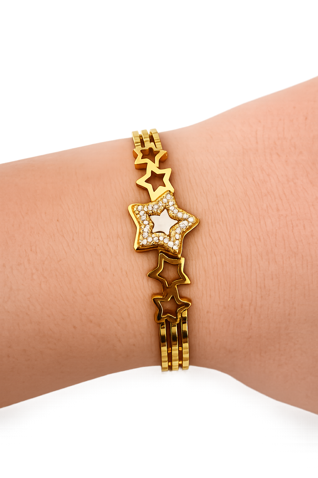 Celestial Star Cuff Bracelet