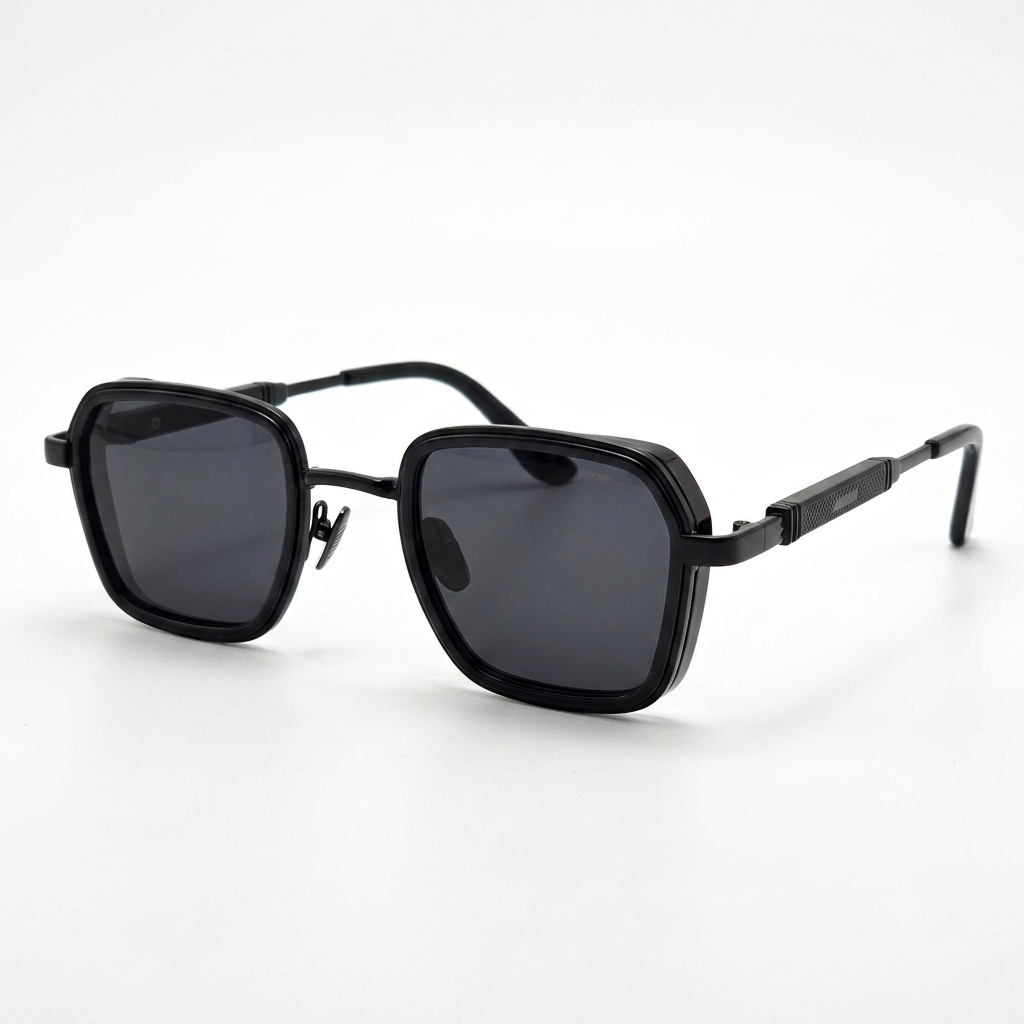 Black Square Sunglasses