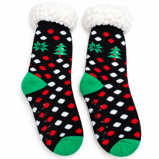 Christmas Tree Cozy Grip Socks 🎄