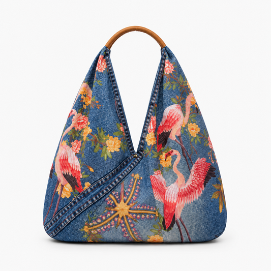 Flamingo Paradise Lightweight Tote Bag