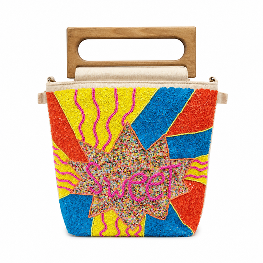 Sweet Pop Art Sequin Tote