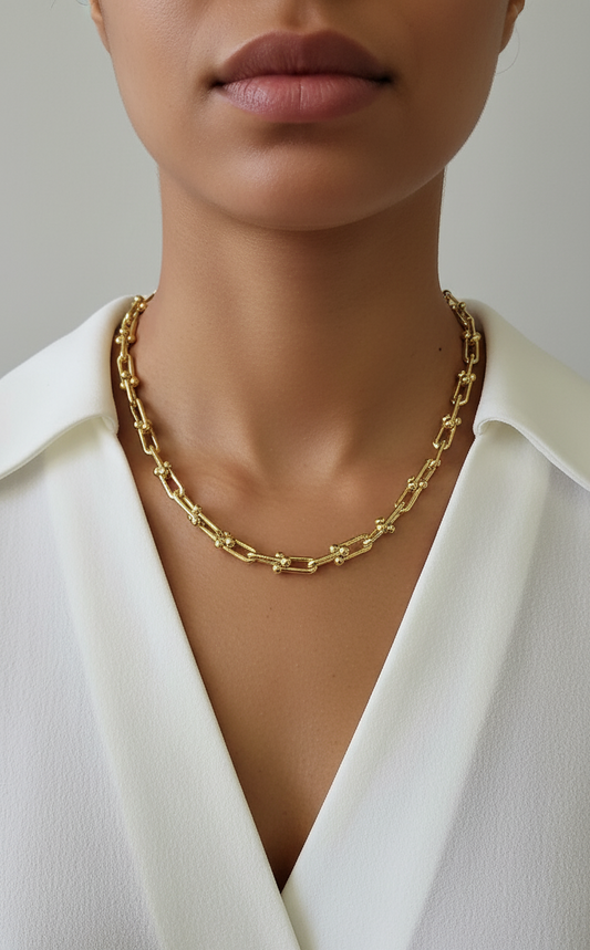The Gilded Orbit Waterproof Necklace