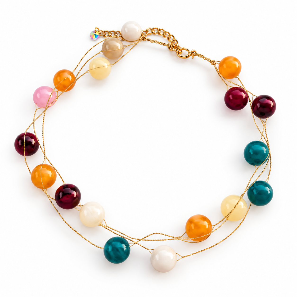 Sunset Bead Necklace