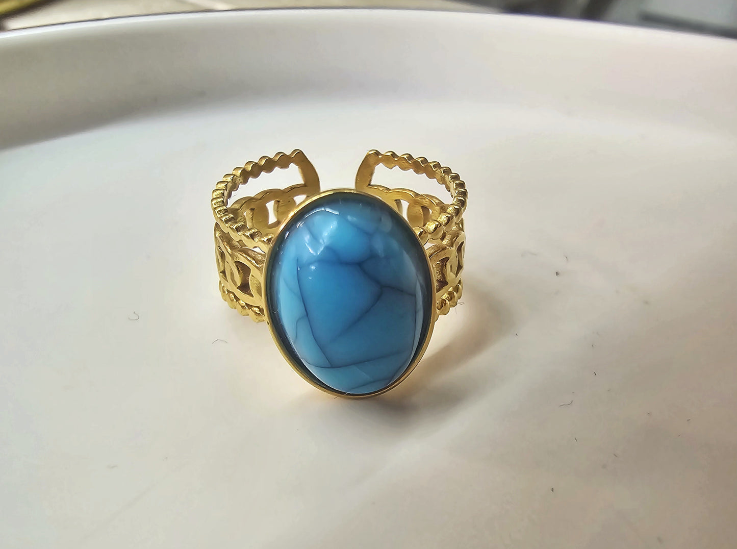 Royal Turquoise Elegance Ring