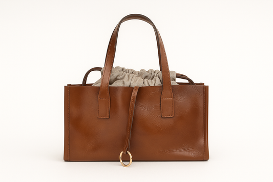 Caramel Charm Mini Tote 🤎