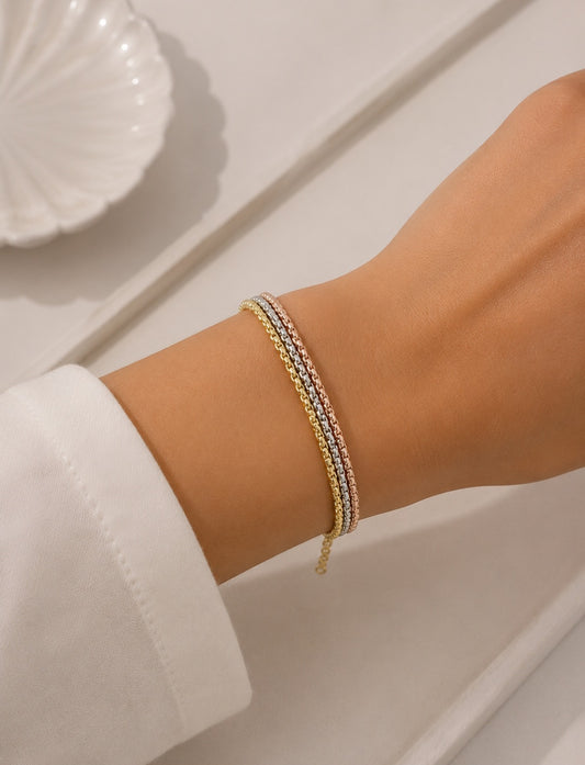 Trinity Chain Bracelet