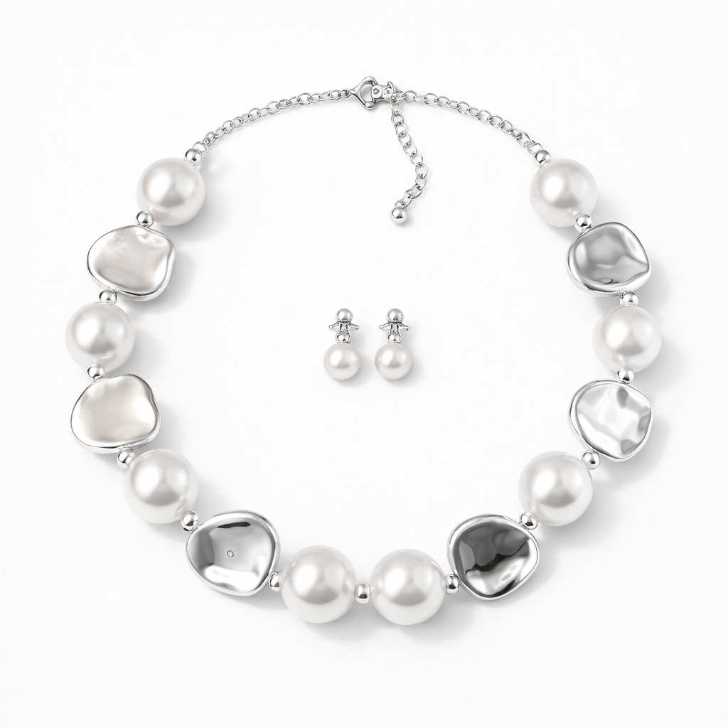Silver Pearl Elegance Set