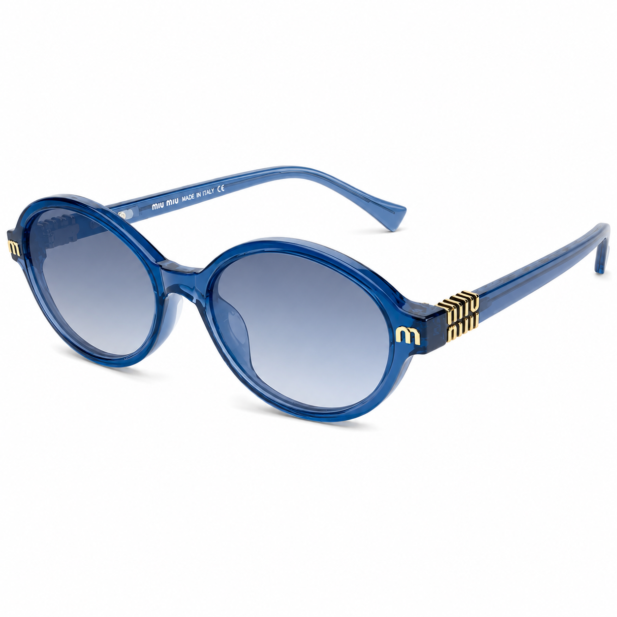 Azure Blue Statement Sunglasses