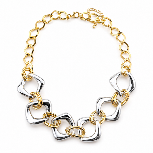 Interlock Duo Chain Necklace