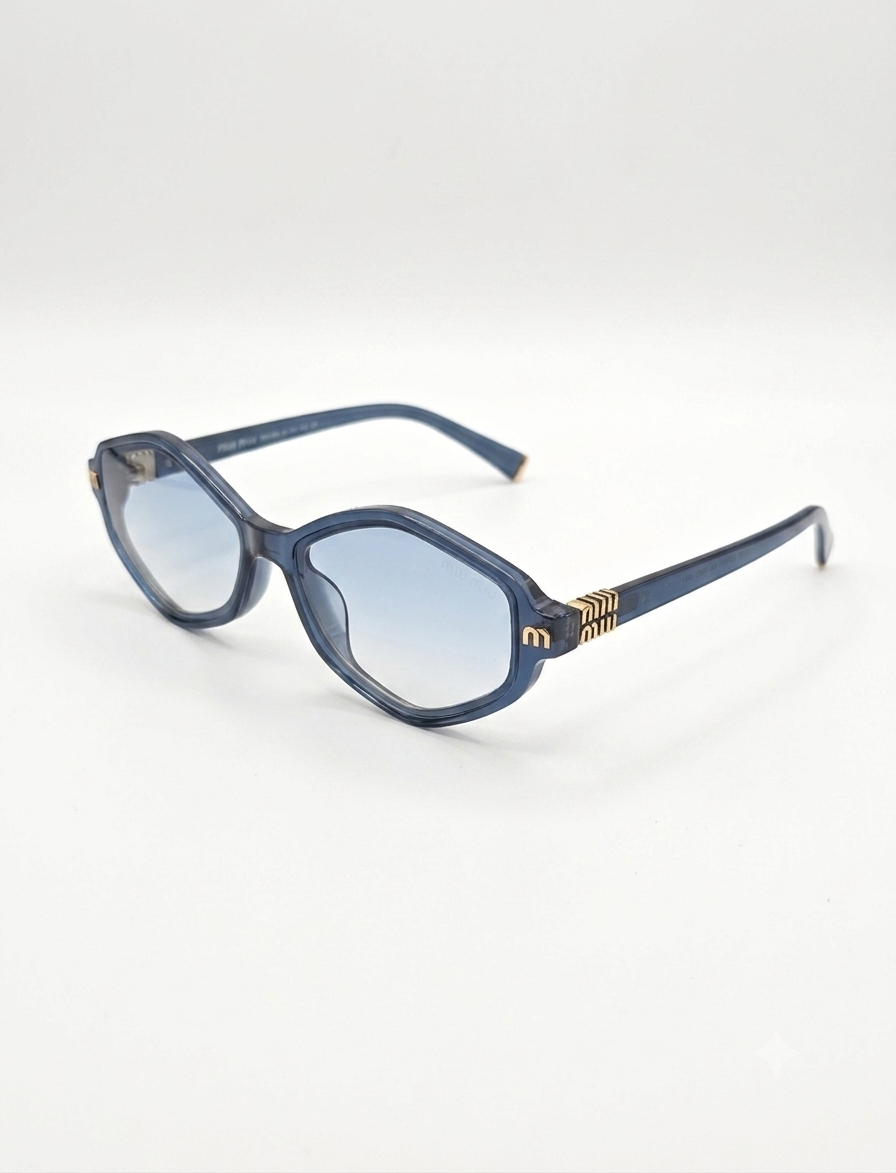 Hexagonal Acetate Sunglasses