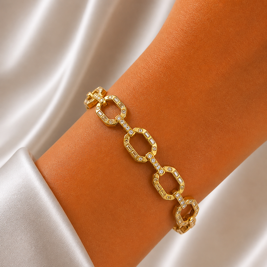 Crystal Link Luxe Bracelet