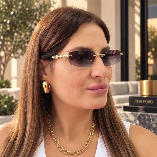 Saint-Tropez Rimless Sunglasses
