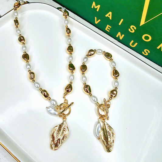 Golden Leaf Harmony Set