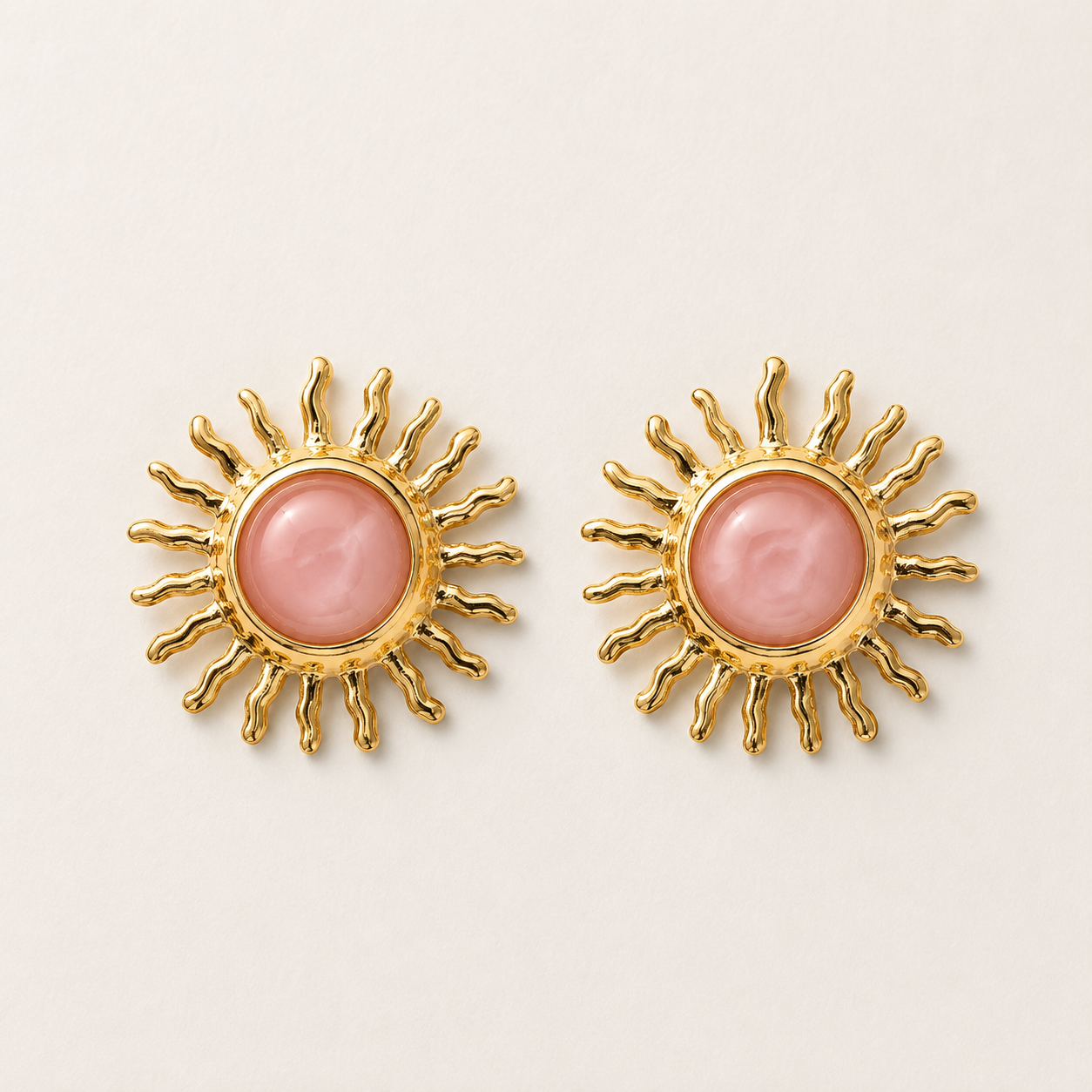 Blush Solstice Sun Earrings