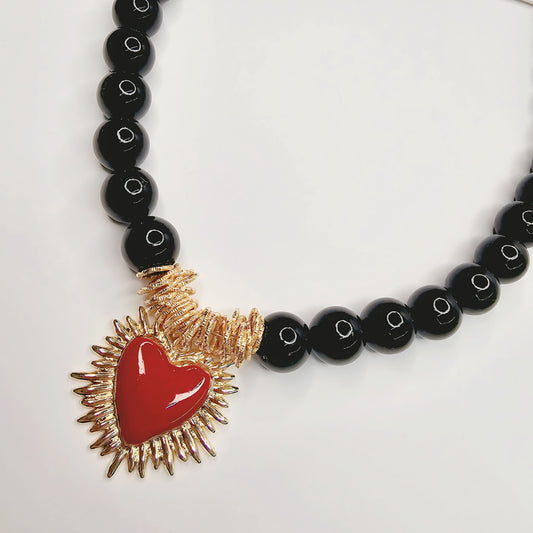 BOHO HEART NECKLACE