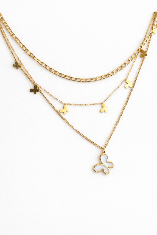 Butterfly Layers Luxe Necklace