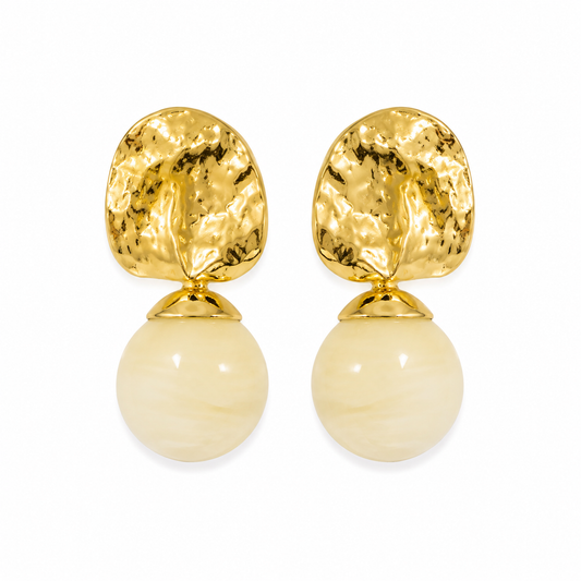 Ivory Pearl Drop Earrings