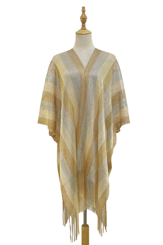 Golden Waves Fringe Cover-Up