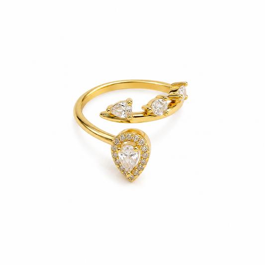 Aurora Wrap Crystal Ring