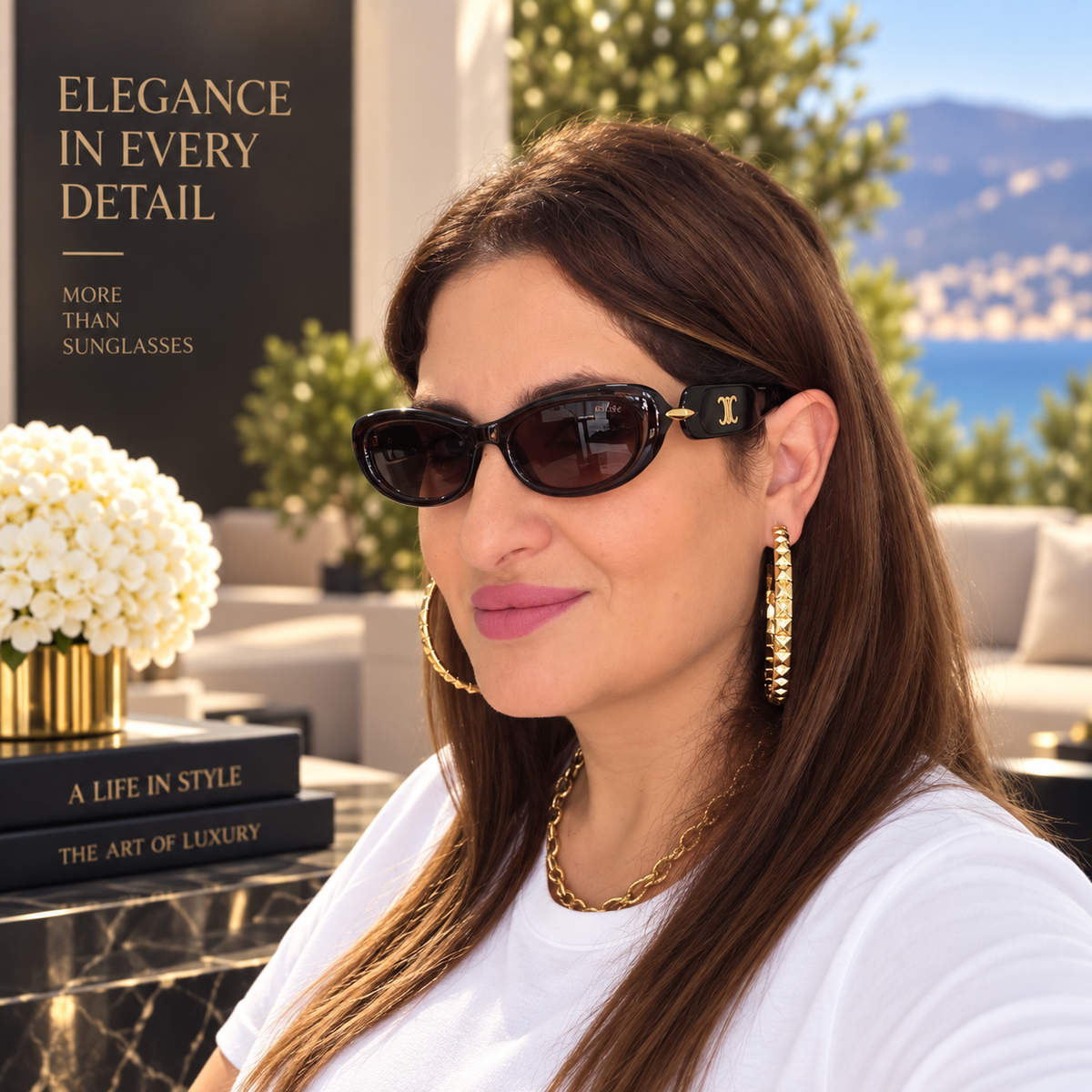 Dark Brown Muse Sunglasses