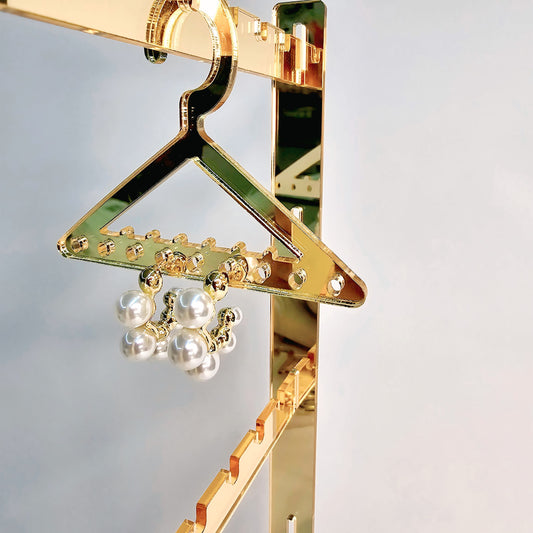 PEARL CHARM HOOPS
