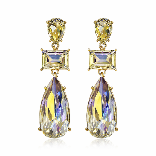 Aurora Color-Shifting Crystal Drop Earrings