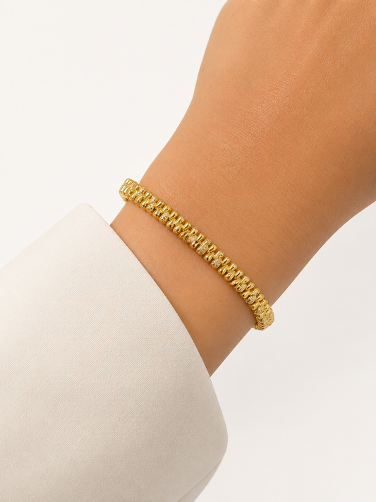Golden Infinity Crystal Bracelet
